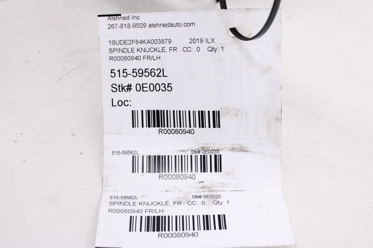 2016-2022 Acura ILX Technology A-Spec Front Left Driver Side Spindle Knuckle Hub - Alshned Auto Parts