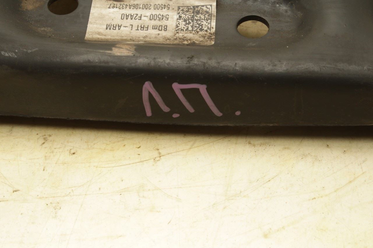 19-24 Kia Forte LXS 2.0L FWD Front Left Driver Side Lower Control Arm 54500F2AA0 - Alshned Auto Parts