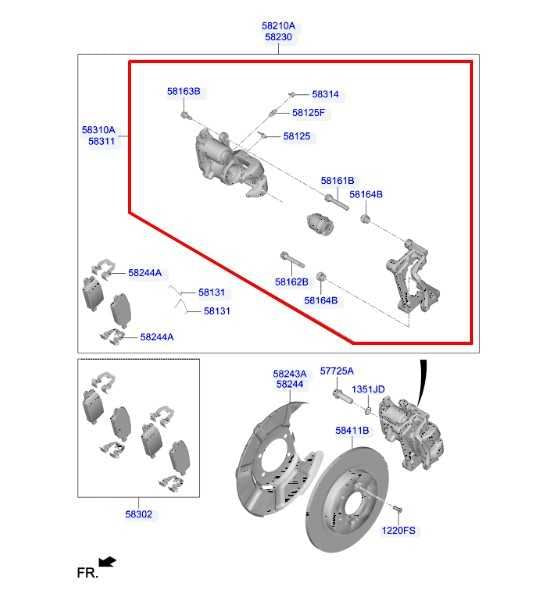 2019-2020 Hyundai Santa Fe Rear Right Side Brake Disc Caliper 58311-S1A30 OEM - Alshned Auto Parts