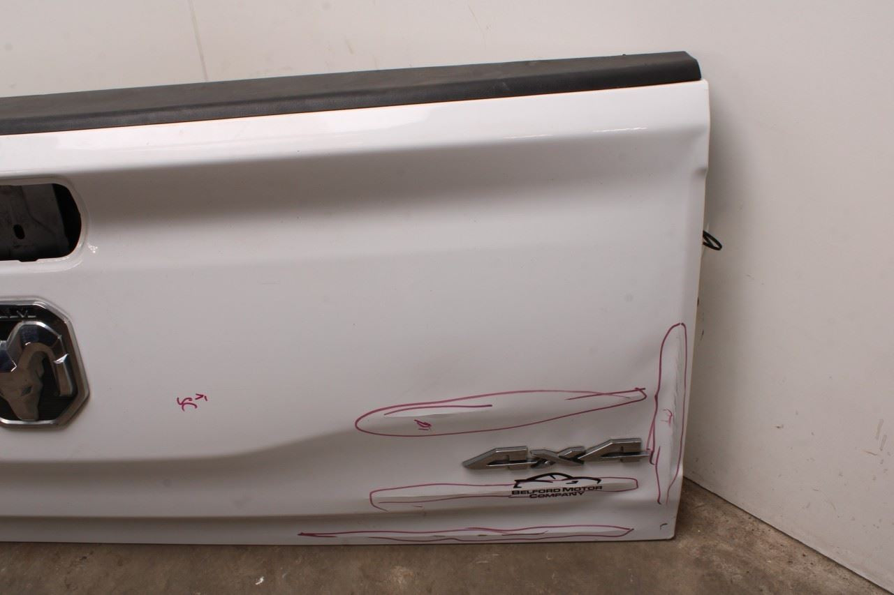 19-24 Ram 1500 Big Horn New Body Rear Tailgate Shell Panel 68278358AF OEM *ReaD*4