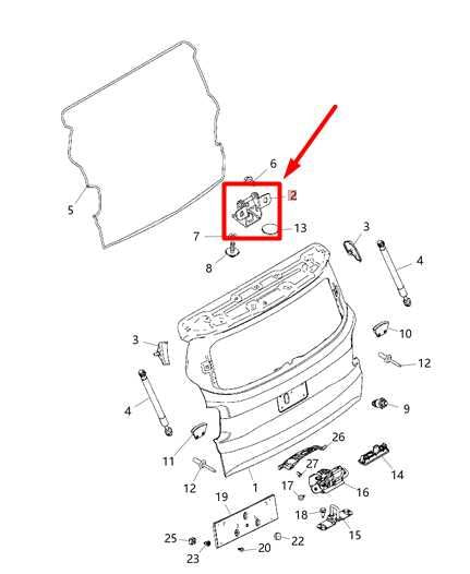 2015-2021 Jeep Renegade Rear Liftgate Right & Left Hinge Set 68279716AA OEM - Alshned Auto Parts