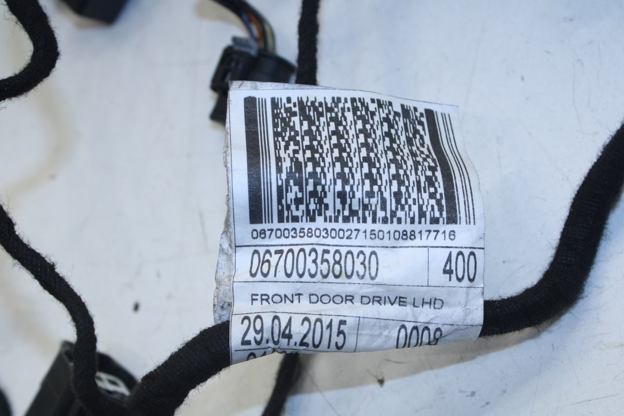 2017-2020 Maserati Ghibli Front Left Driver Side Door Wire Harness 670035803 OEM - Alshned Auto Parts