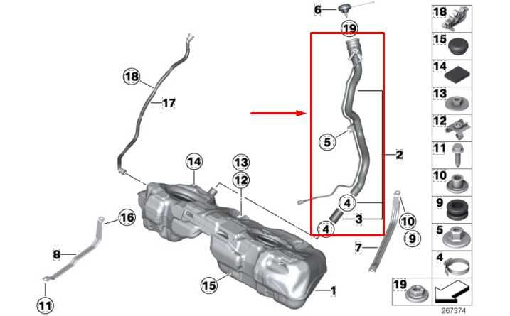 2013-2016 BMW 328I xDrive SULEV 2L Fuel Filler Neck Tube Pipe 16117483168 OEM - Alshned Auto Parts