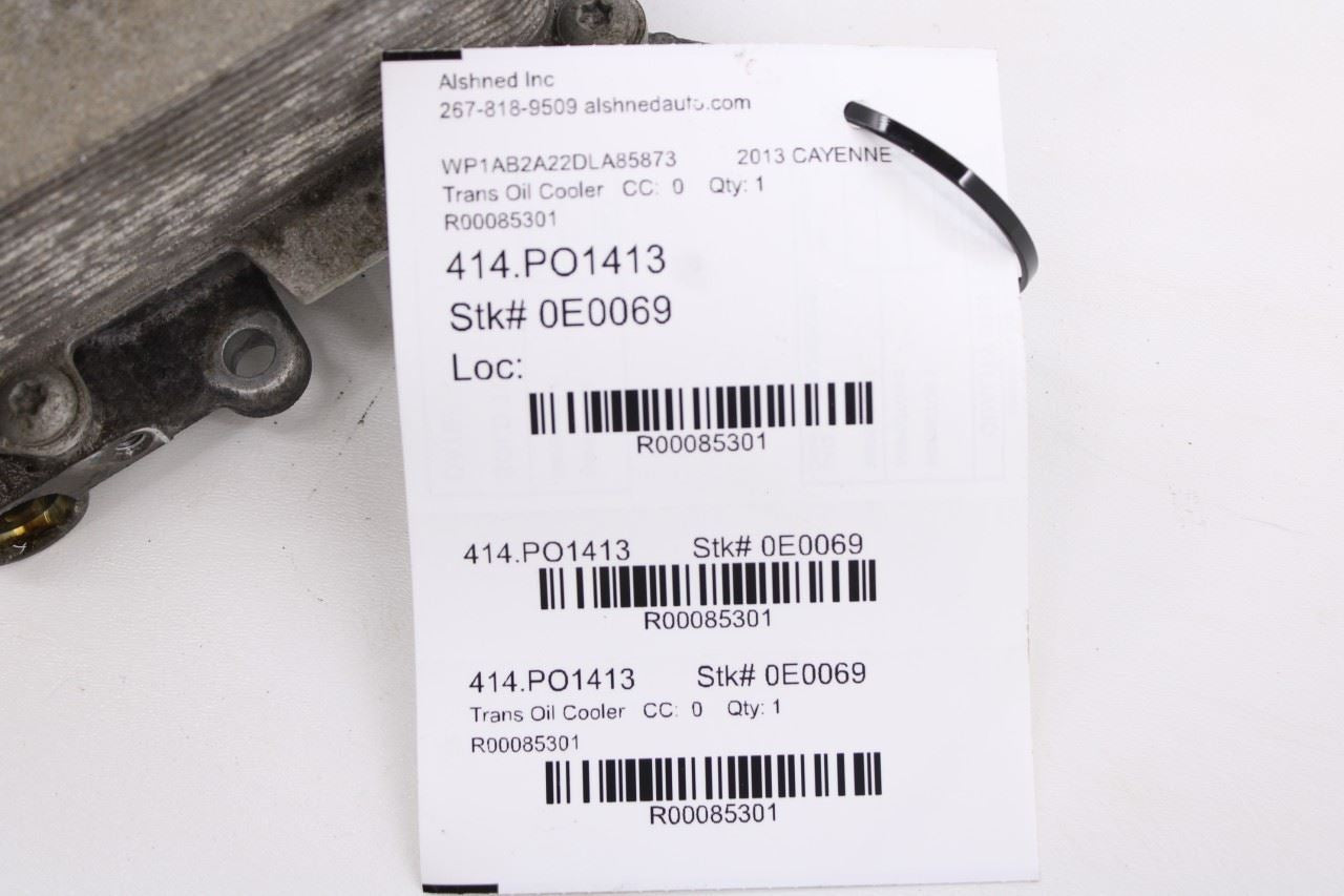 2011-18 Porsche Cayenne S 4.8L AWD Automatic Transmission Oil Cooler 9583070370010