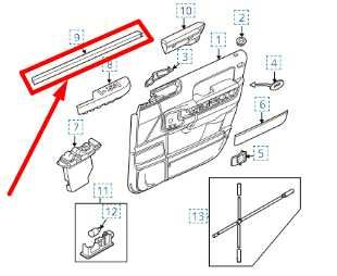 2003-12 Land Rover Range Rover Front Right Door Inner Belt Weatherstrip LR012117 - Alshned Auto Parts