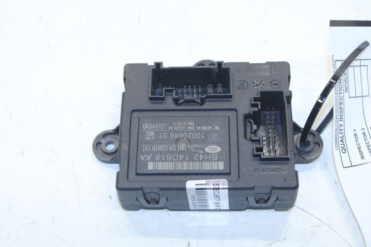2012-2013 Jaguar XF Portfolio Front Left Side Door Control Module BH42-14D618-AA - Alshned Auto Parts