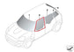 2010-2016 Mini Countryman Cooper S Front Right Door Window Movable Glass 98005681
