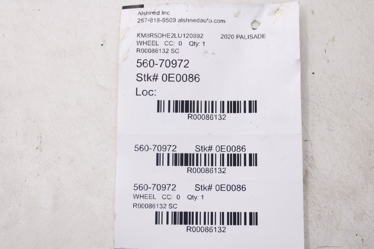 2020-2022 Hyundai Palisade Limited AWD Aluminum Wheel R20x7.5J 14 Spoke *ReaD*20