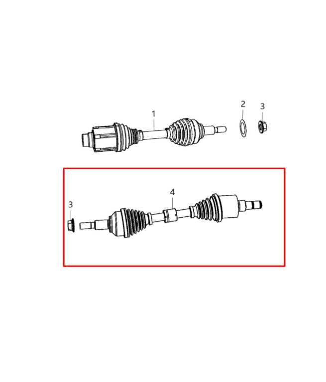 2009-2019 Dodge Journey SXT 3.6L FWD Front Driver Left Side CV Axle Drive Shaft1