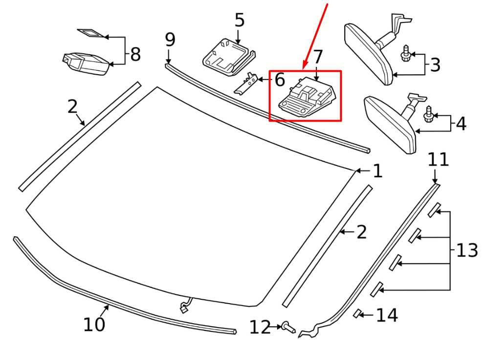 2021-26 Honda Odyssey Touring Front Windshield Lane Departure Keep Assist Camera - Alshned Auto Parts