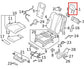 2020-2024 Subaru Legacy Premium Front Right Side Seat Headrest 64061AN04AVI OEM - Alshned Auto Parts
