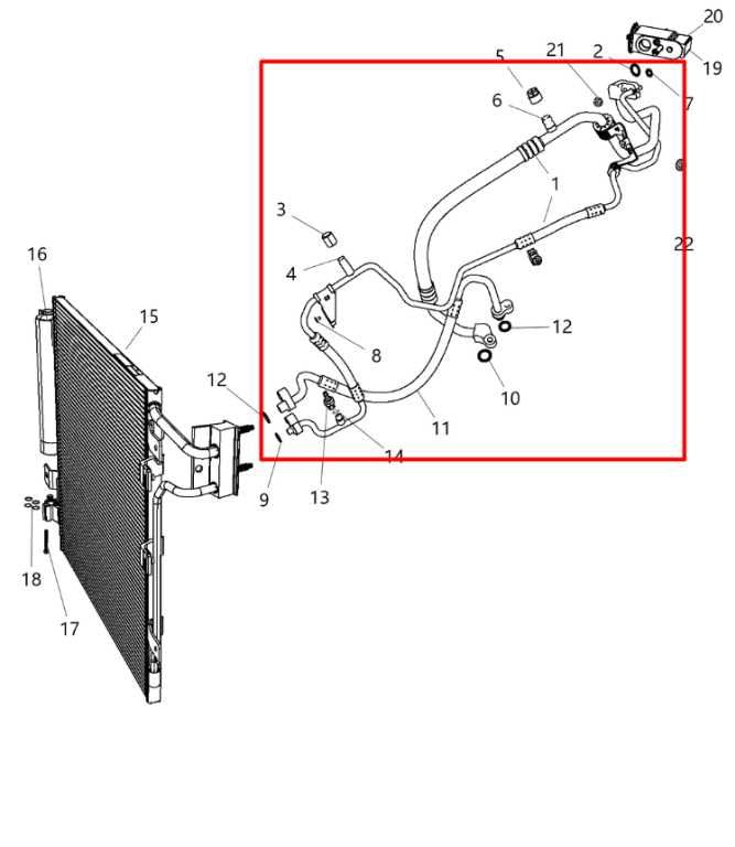 2015-18 Jeep Wrangler 2dr 3.6L AC Conditioning Suction Liquid and Discharge Line - Alshned Auto Parts