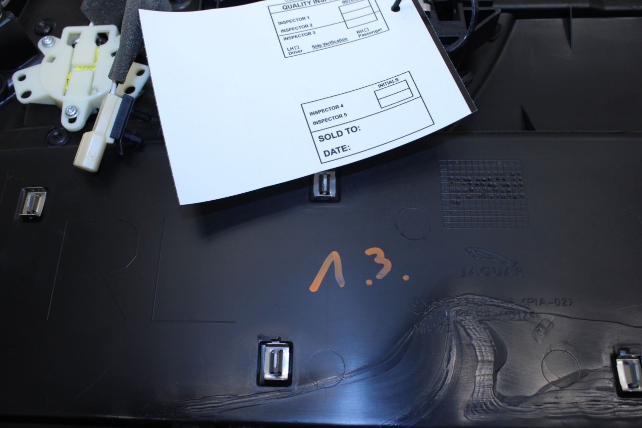 2012-2015 Jaguar XF Portfolio Rear Left Driver Door Trim Panel 8X23-F274A31-A - Alshned Auto Parts