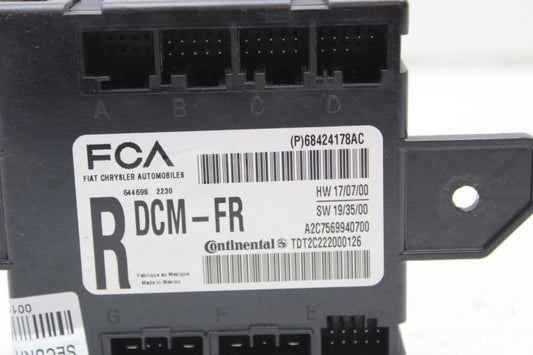 2019-2020 Ram 1500 Front Right Passenger Door Control Module 68424178AC OEM - Alshned Auto Parts