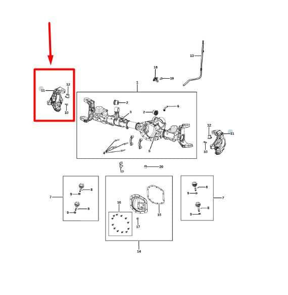 2020-2024 Jeep Gladiator Front Right Side Spindle Knuckle Hub 68463620AA OEM - Alshned Auto Parts