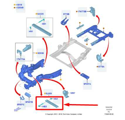 2015-2020 Ford F150 Chassis Subframe Forward Support Brace FL34-16001A08-BF OEM - Alshned Auto Parts