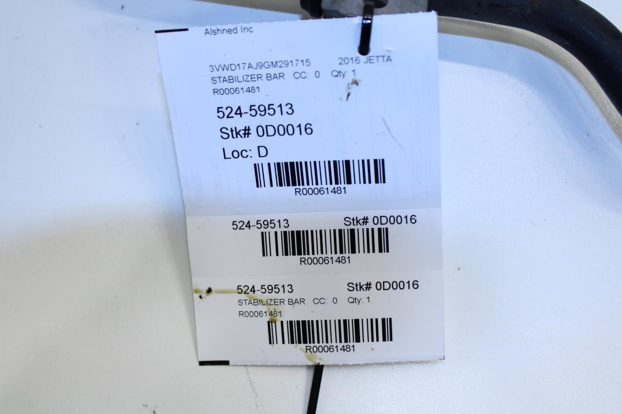 15-18 Volkswagen Jetta Sport FWD Rear Stabilizer Sway Anti-Roll Bar 1K0511305CT - Alshned Auto Parts