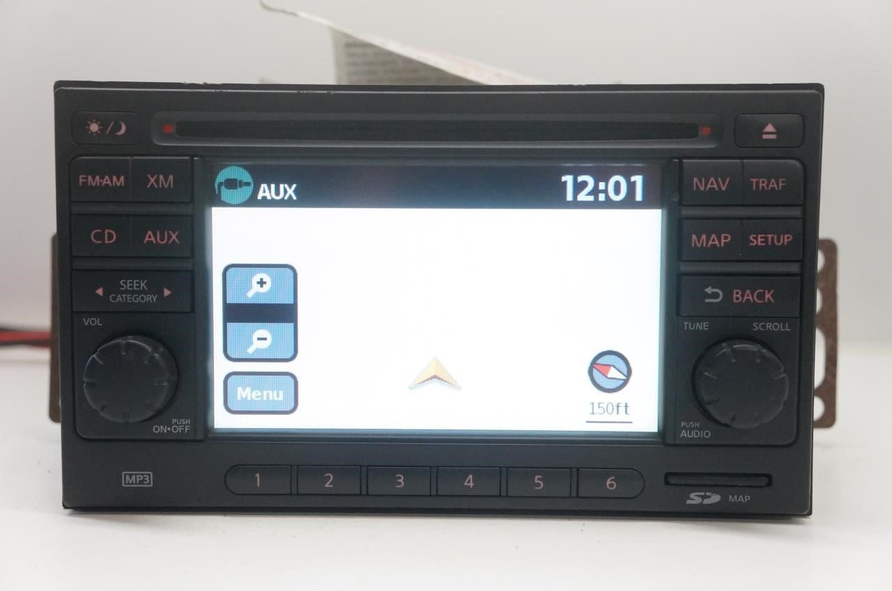 2010-2012 Nissan Sentra Navigation Audio Radio Receiver w/ Display 25915-ZT53A - Alshned Auto Parts