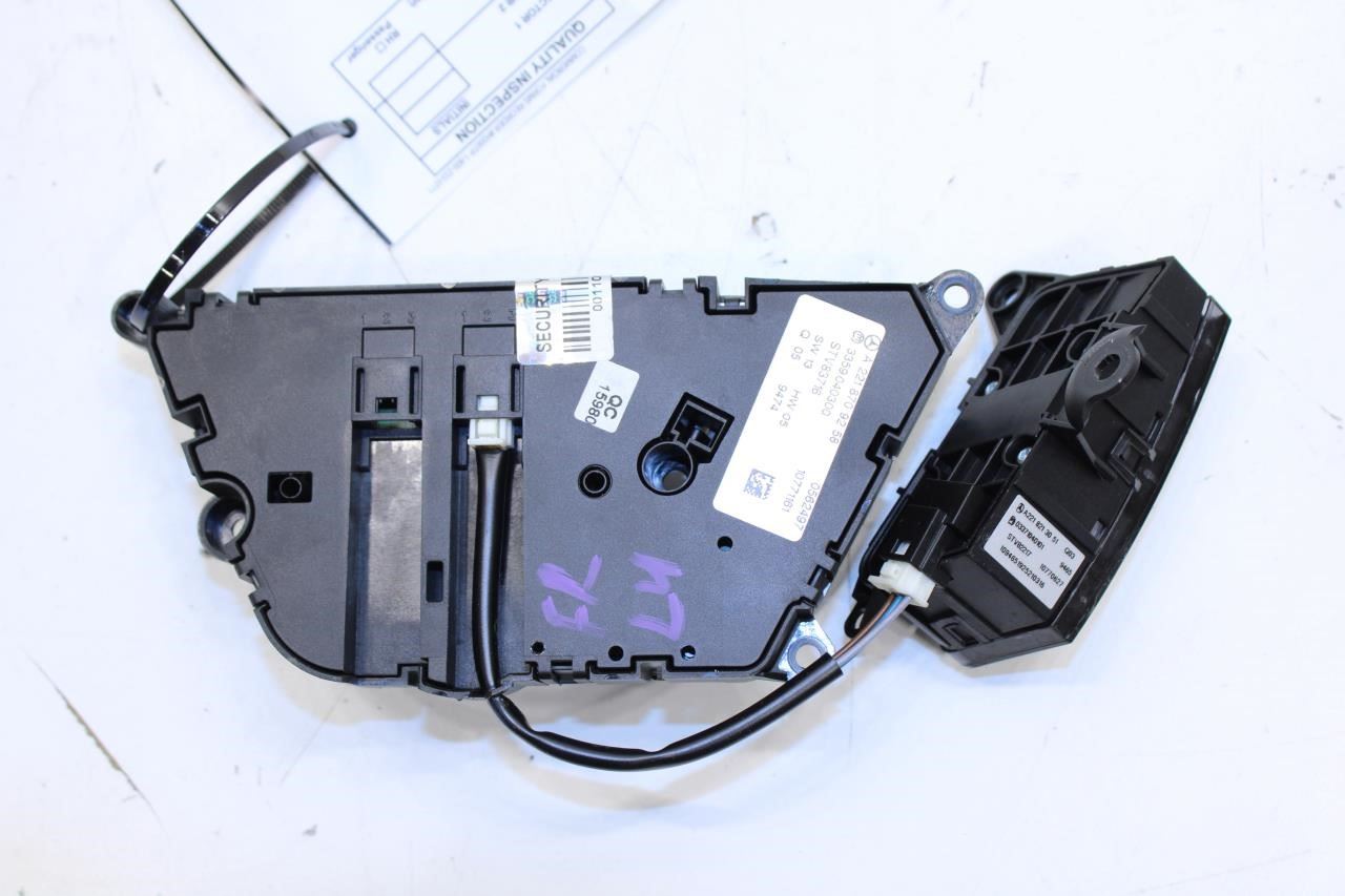 07-13 Mercedes-Benz S550 Front LH Door Seat Memory Control Switch 221-870-92-58 - Alshned Auto Parts