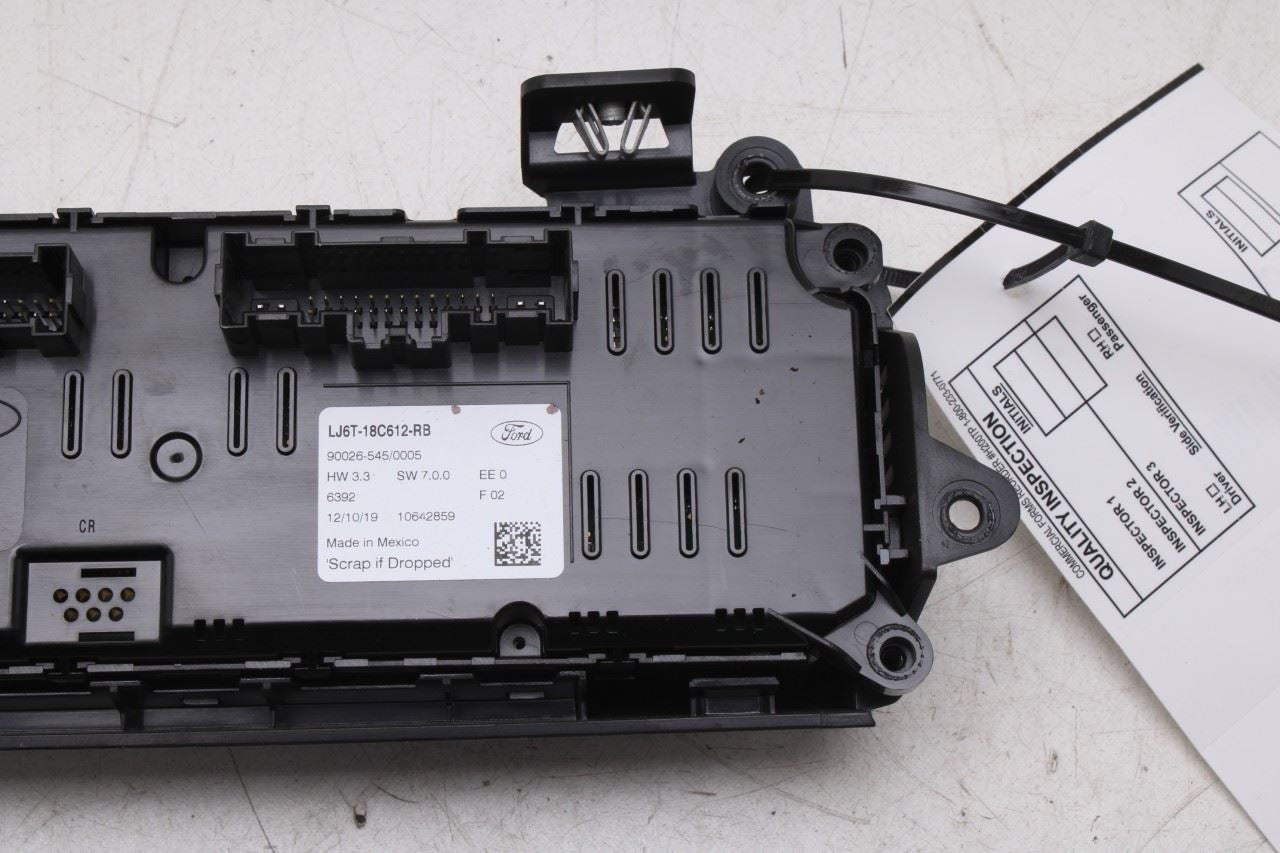 2020-2021 Ford Escape SEL AC Heater Temperature Climate Control LJ6T-18C612-RB - Alshned Auto Parts