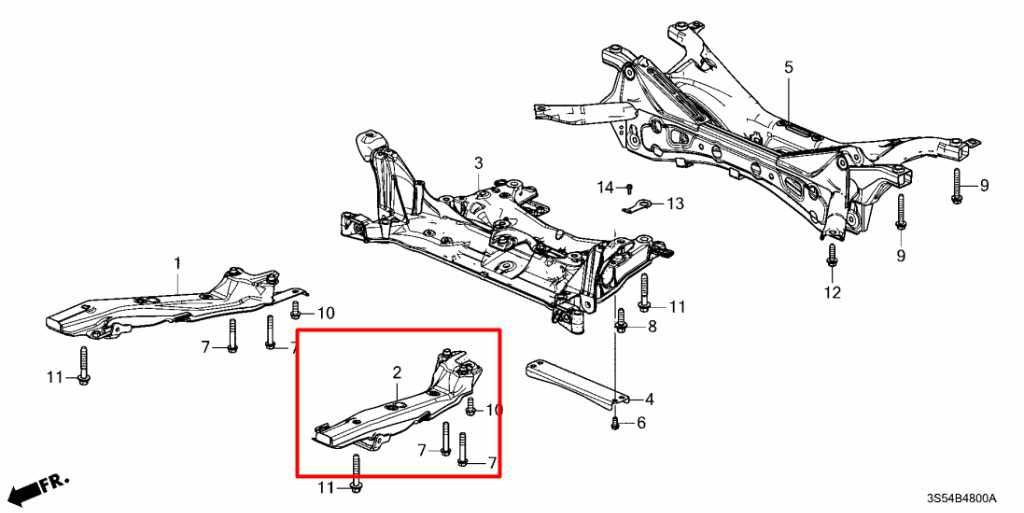 23-26 Acura Integra A-Spec FWD Front Left Side Crossmember Frame Extension Brace - Alshned Auto Parts