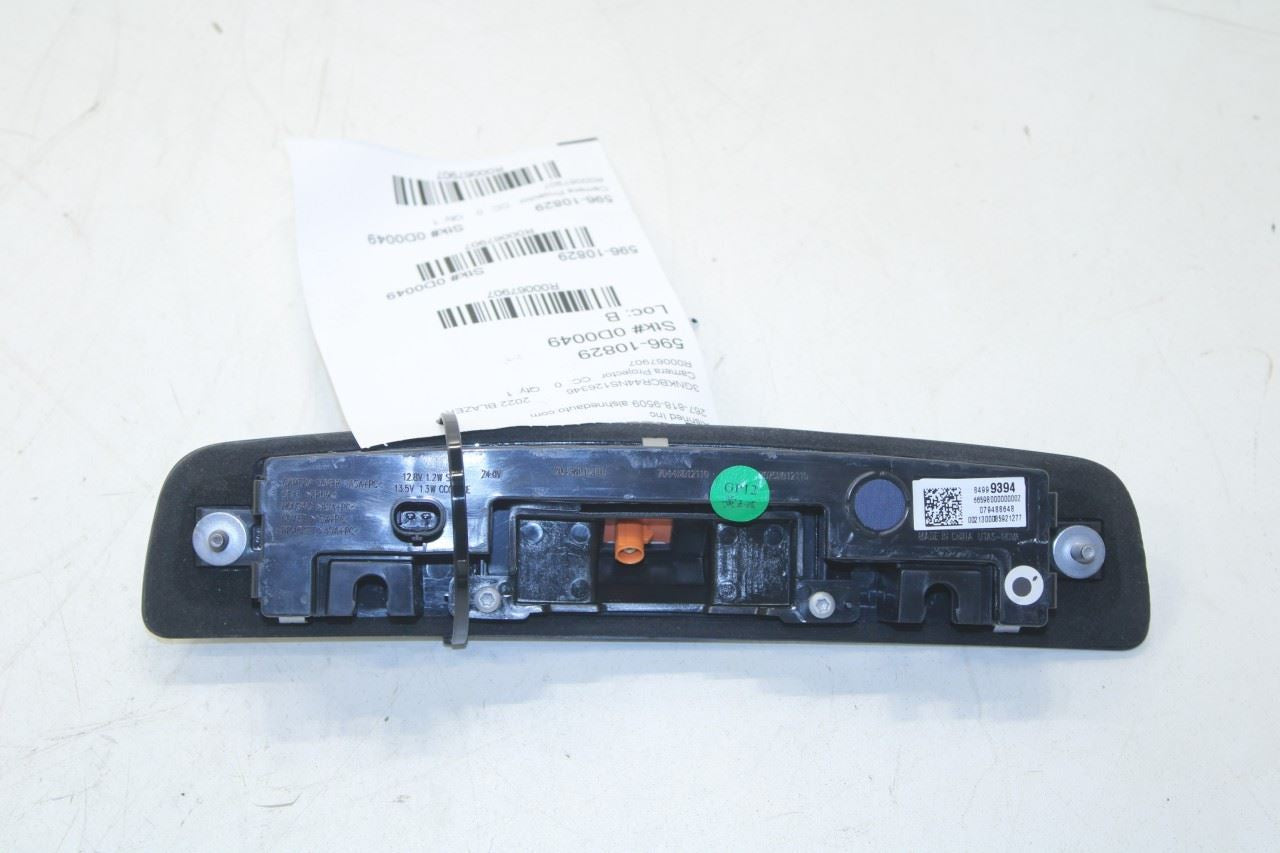 2019-24 Chevrolet Blazer 2LT 2.0L FWD Rear License Plate Light w/ Backup Camera - Alshned Auto Parts