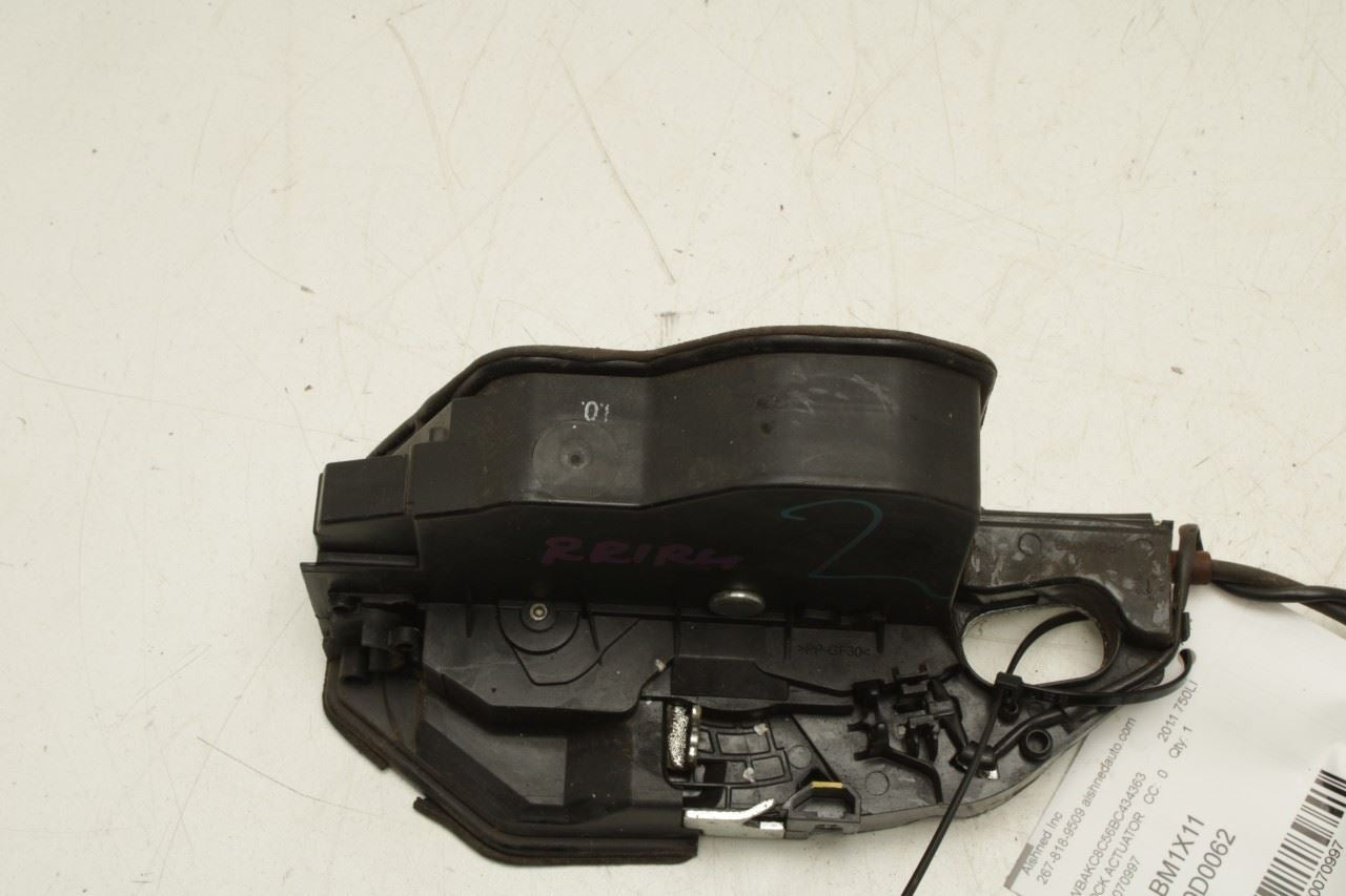 2010-2015 BMW 750Li xDrive Rear Right Side Door Lock Latch Actuator 51227185688 - Alshned Auto Parts