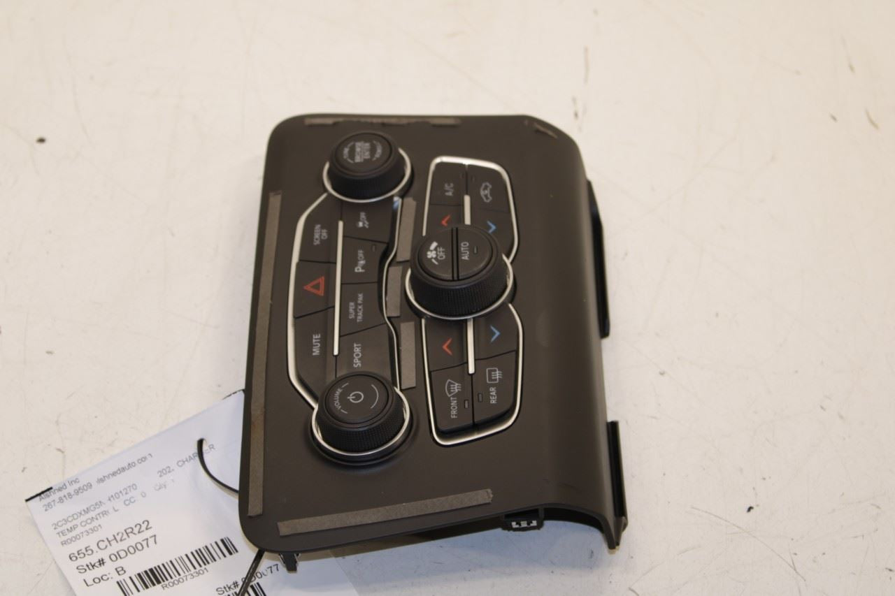 17-23 Dodge Charger GT AWD Dash CTR Stack Controls Radio AC Heater 68293624AD - Alshned Auto Parts