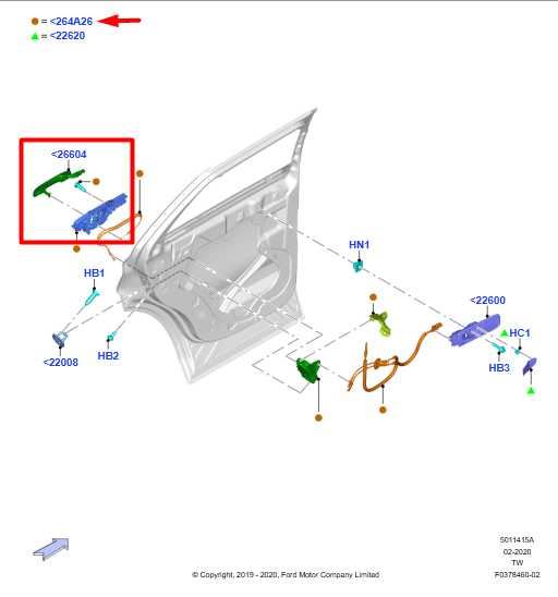 2020-2025 Ford Explorer Rear Right Side Door Exterior Handle LB5B-S22464-AL OEM - Alshned Auto Parts