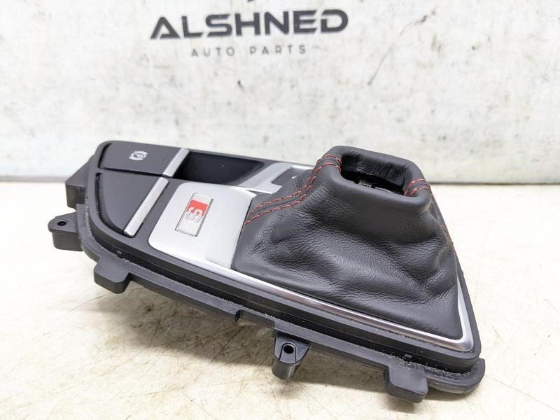18-25 Audi S5 Premium Center Console Shifter Bezel Trim w/ Parking Brake Switch - Alshned Auto Parts