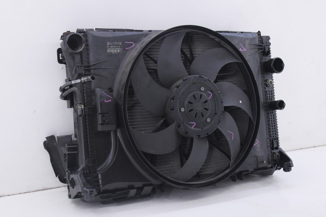 2008-11 Mercedes-Benz C350 3.5L Engine Radiator w/ Cooling Fan Motor Assy *ReaD* - Alshned Auto Parts