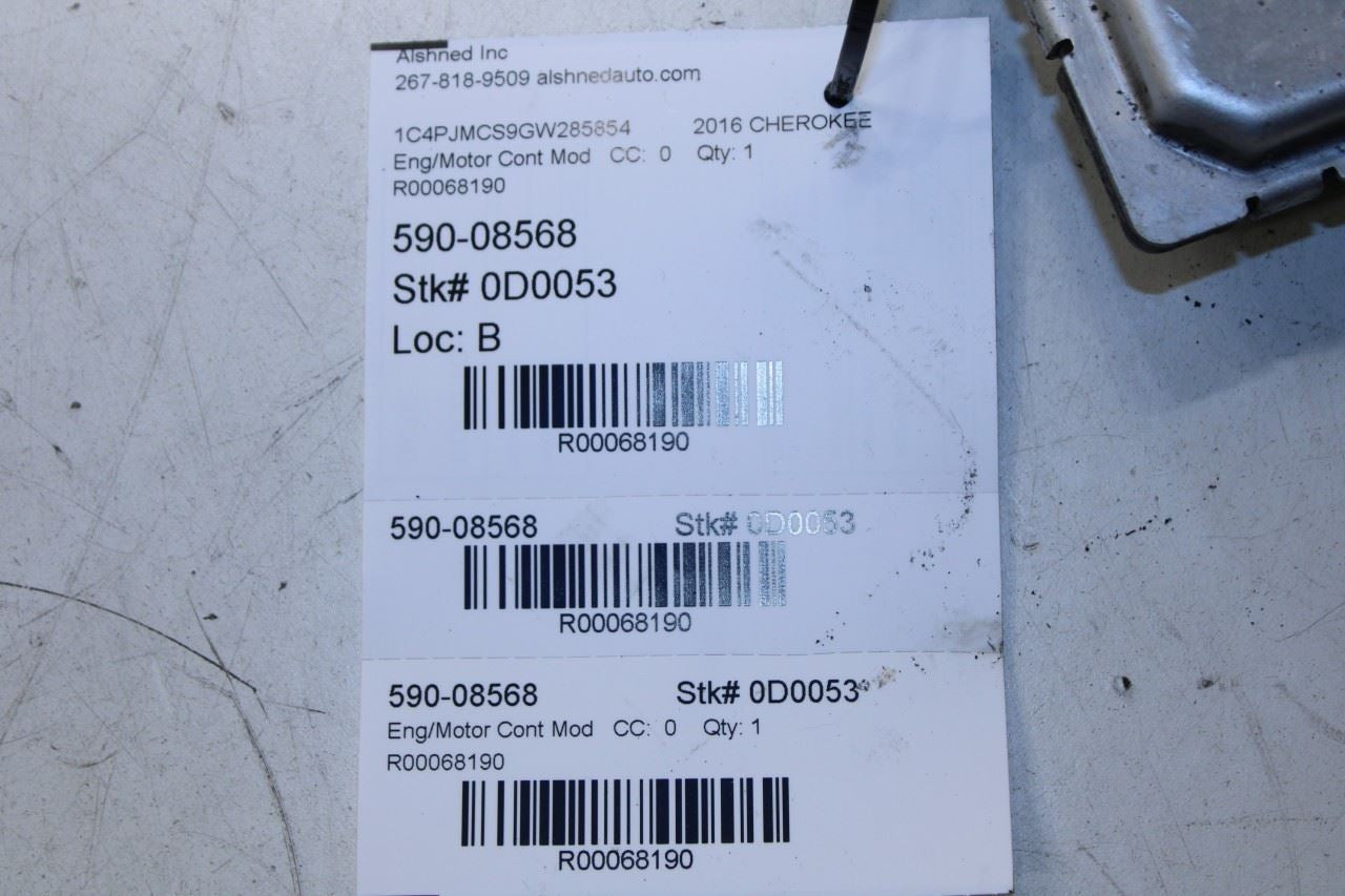 16-18 Jeep Cherokee 75th Anniversary 3.2L Engine Computer Control Module ECU ECM - Alshned Auto Parts
