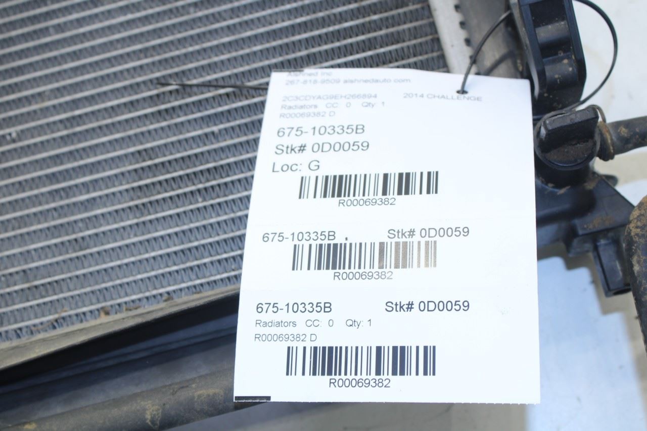 2012-2023 Dodge Challenger SXT 3.6L Engine Cooling Radiator 68050126AB OEM *ReaD - Alshned Auto Parts