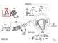 2022-2024 Toyota Corolla LE 2.0L FWD Steering Angle Sensor 89245-0E050 OEM - Alshned Auto Parts