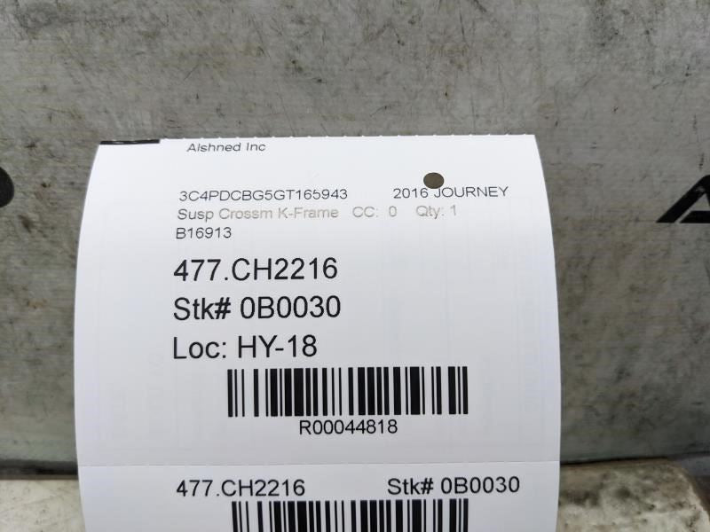 2011-2016 Dodge Journey FWD Rear Suspension Crossmember Subframe 05151022AH OEM - Alshned Auto Parts