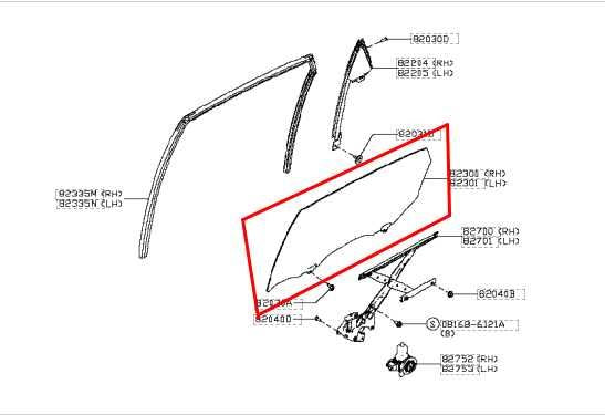 2013-2019 Nissan Sentra SV Rear Left Driver Side Door Window Glass 82301-5UD0A - Alshned Auto Parts