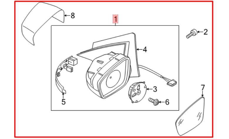 13-15 Volkswagen Passat Driver Left Side Rear View Mirror 561-857-507-R-9B9 OEM1