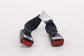 11-25 Mitsubishi Outlander Sport SE Rear RH and LH 2nd Row Seat Belt Buckle Set10