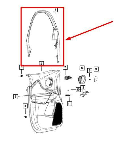 2014-2023 Jeep Cherokee Front Left Driver Door Window Molding 1UJ43TRMAB OEM - Alshned Auto Parts