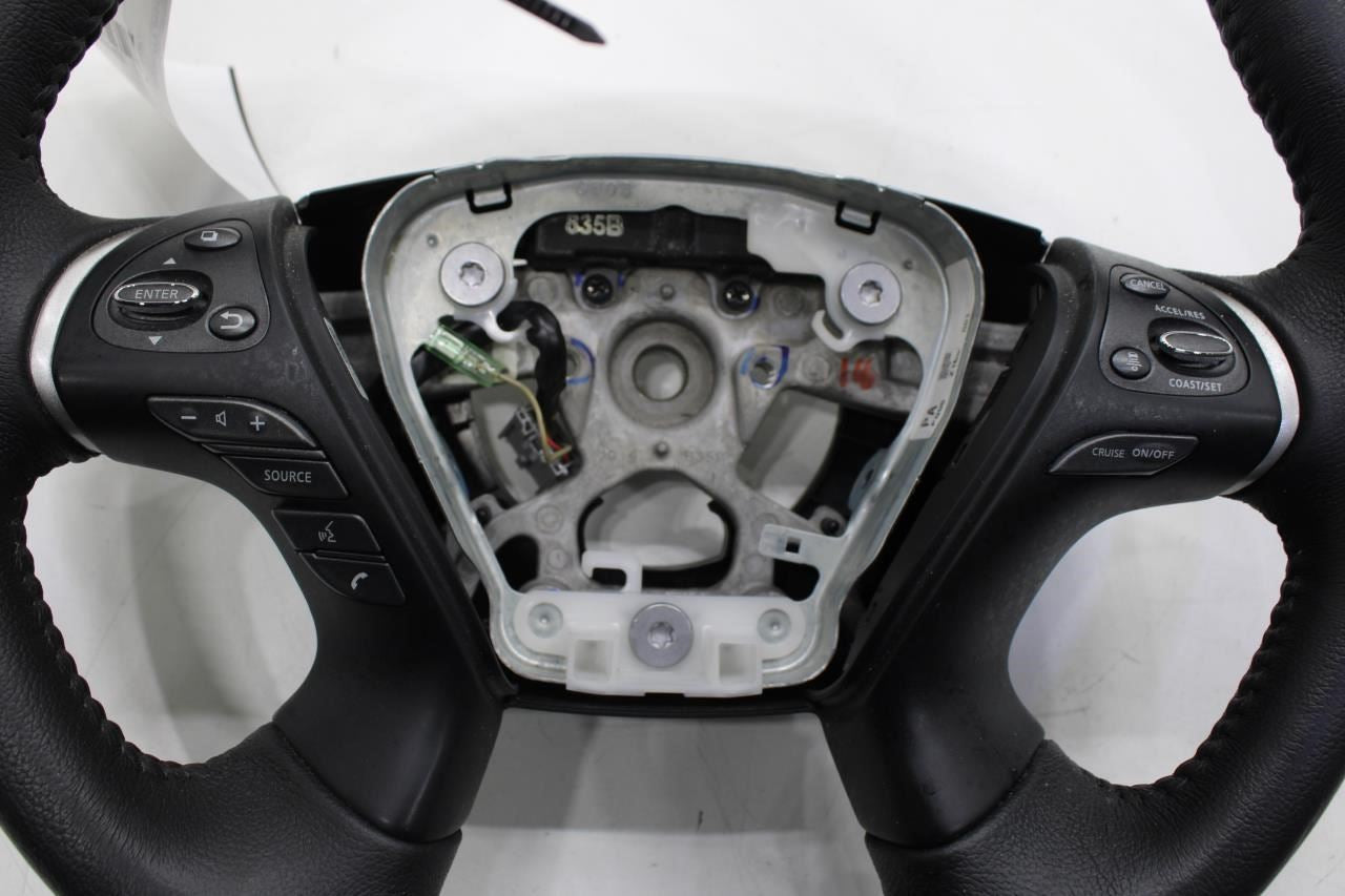 17-20 Nissan Pathfinder SV Steering Wheel Leather w/ Control Buttons 48430-9PJ0A - Alshned Auto Parts