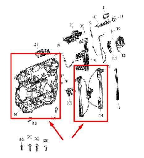 2019-2024 Ram 1500 Front Right Door Window Regulator w/ Carrier Plate 68321324AA - Alshned Auto Parts