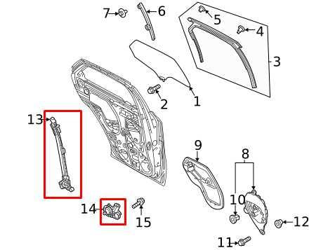 2020-25 Mazda CX-30 2.5 S Rear Right Door Window Regulator w/ Motor DGH9-72-590 - Alshned Auto Parts