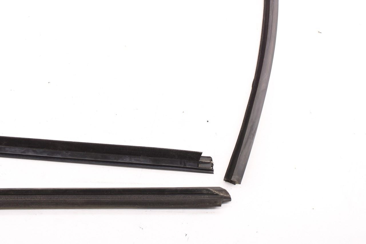 99-16 Ford F-250 Crew Cab Lariat Rear Right Door Run Channel w/ Weatherstrip Set - Alshned Auto Parts