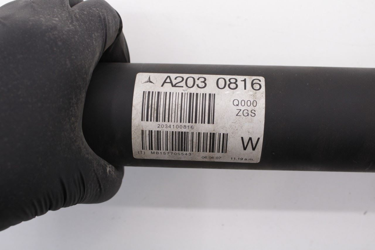 2006-09 Mercedes-Benz CLK 350 3.5L RWD Rear Drive Shaft Propeller 2034100816 OEM - Alshned Auto Parts
