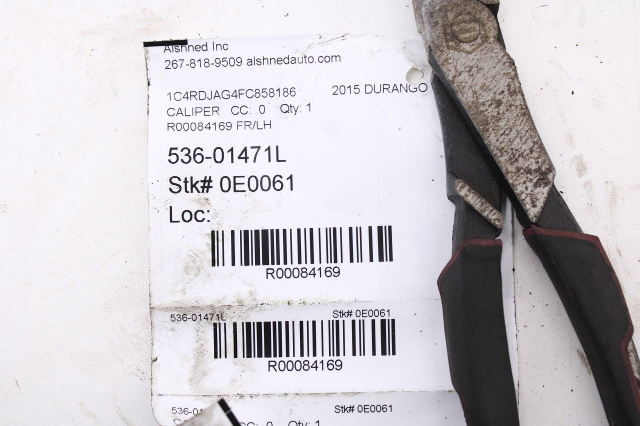 2011-2025 Dodge Durango SXT 3.6L AWD Front Driver Left Side Brake Disc Caliper14