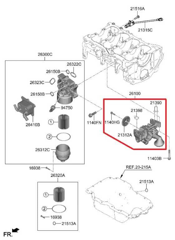 2021-2024 Kia K5 GT-Line 1.6L Engine Oil Pump Assembly 21310-2M800 OEM - Alshned Auto Parts