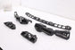 11-14 Porsche Cayenne S Rear Bumper Center and RH LH Side Support Mount Brackets3