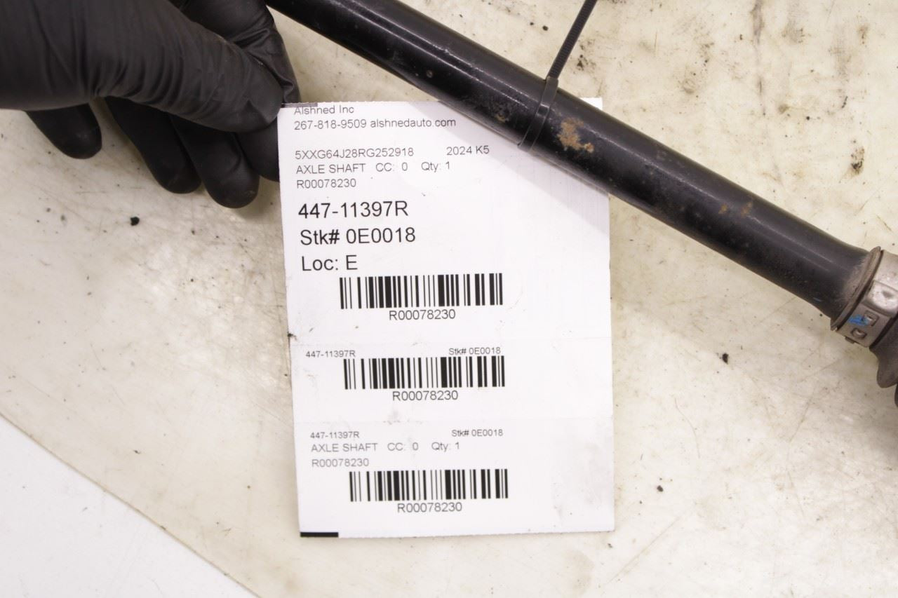 2021-2024 Kia K5 GT-Line AWD Rear Right Passenger Side CV Axle Drive Half Shaft - Alshned Auto Parts