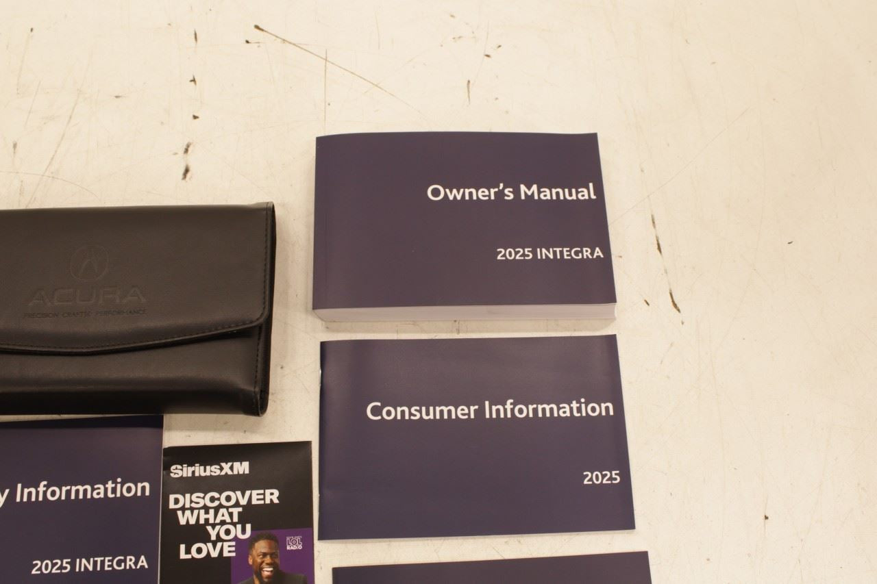 2025 Acura Integra A-Spec Owners Manual Set with Case R75103 - Alshned Auto Parts