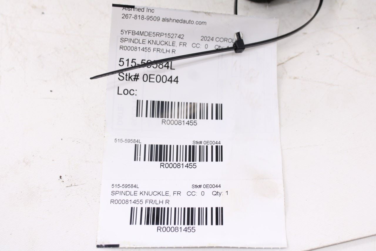 2019-2024 Toyota Corolla LE 2.0L FWD Front Left Side Spindle Knuckle Hub *ReaD*17